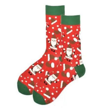 Load image into Gallery viewer, Men Cotton Socks Gradient Color Summer Style Long Wedding Sock Men  Knee High Business Socks Man Socks Men's Ladies Novelty Bright Colorful Patterned Cotton Socks
