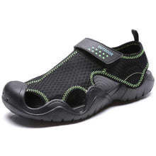Load image into Gallery viewer, Men Flip Flops Sandals Summer Slippers Summer Beach Slippers Sandals Breathable Slip On Shoes Outdoor Home Slip On Walking Casual Fashion Clogs For Mens
