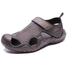 Load image into Gallery viewer, Men Flip Flops Sandals Summer Slippers Summer Beach Slippers Sandals Breathable Slip On Shoes Outdoor Home Slip On Walking Casual Fashion Clogs For Mens
