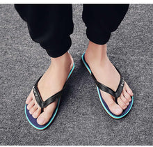 Load image into Gallery viewer, Men Home Slippers Pool Flip Flops Elegant Design Slippers Men Shoes Tennis Outdoor Training Men's Beach Sandals Quick-Dry Flip-Flop Slides Sport Cushion Beach Slippers Walking Sandals

