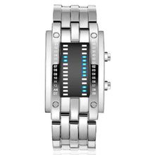 Load image into Gallery viewer, Men LED Light Stainless Steel Sports Watch
