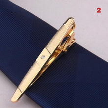 Load image into Gallery viewer, Men Metal Alloy Tie Clip Clamp Necktie Bar Clasp Tie Bar Clip Men's Tie Bar Necktie Bar Men's Tie Accessories Men’s Tie Clips Classic Gift Wedding Bridegroom Business Fashion Formal Gifts
