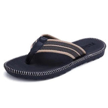 Load image into Gallery viewer, Men Modern Lightweight Slippers Non-Slip Flip Flops Stylish Design Durable Slippers Comfortable Indoor Sandals Classic Outdoor Slides Waterproof Flip Flops For Men
