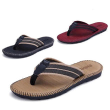 Load image into Gallery viewer, Men Modern Lightweight Slippers Non-Slip Flip Flops Stylish Design Durable Slippers Comfortable Indoor Sandals Classic Outdoor Slides Waterproof Flip Flops For Men
