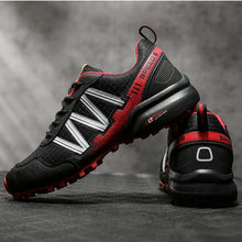 Load image into Gallery viewer, Men Running Sneakers Outdoor Breathable Anti-Skid Wear Resistant Lace-Up Sneakers Male Jogging Training Travel Sport Athletic Sneakers Support Gym Tranning Non Slip Lightweight Sneaker

