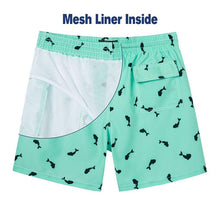 Load image into Gallery viewer, Men's Beach Shorts Boardshorts with Mesh Lining Men's Swimwear Beachwear Quick Dry Swim Shorts Swimming Trunks for Men Men's Beach Trunks Men's Beach Shorts Surfing Boardshorts with Mesh Lining Swimwear Outdoor Surfing Pants
