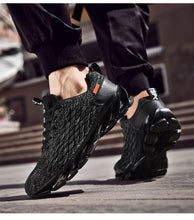 Load image into Gallery viewer, Men's Breathable Mesh Lace Running Shoes Outdoor Fitness Training Sports Shoes Non-slip Wear-resistant Casual Couple Sport Running Athletic Non Slip Fashion Sneakers
