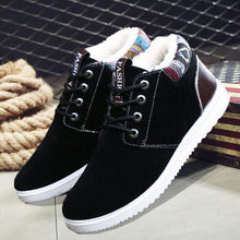 Load image into Gallery viewer, Men's Cotton Snow Boots Winter Plus Velvet Warm Casual Hiking Boots Breathable Slip Resistant Trial Hiking Shoes Mountain Biking Outdoor Work Shoes

