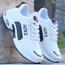 Load image into Gallery viewer, Men's  Leather Autumn Shoes Casual Sneakers Tennis Fashion White Trainers Sneakers Casual Leather Fashion Sneakers Breathable Sports Running Sneakers
