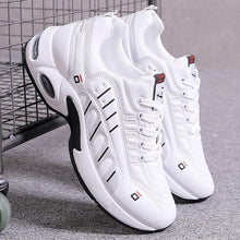 Load image into Gallery viewer, Men's  Leather Autumn Shoes Casual Sneakers Tennis Fashion White Trainers Sneakers Casual Leather Fashion Sneakers Breathable Sports Running Sneakers
