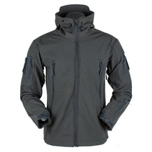 Load image into Gallery viewer, Men's Outdoor Soft Fleece Jacket Men's And Women's Jacket Unique Jackets For Men Windproof  Waterproof Breathable Jacket Thermal Hooded Tactical Jacket Outdoor Camouflage Fleece Hooded Coat
