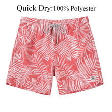 Load image into Gallery viewer, Men's Swim Shorts Quick Dry Beach Board Shorts with Mesh Lining New Summer Swimwear Surfing Swim Trunks for Men Men's Shorts Athletic Shorts Men's Spring and Summer Street Leisure Sports Drawstring Men's Short
