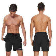 Load image into Gallery viewer, Men's Swimming Trunks with Compression Liner 2 in 1 Quick-Dry Gym Sports Shorts Swim Shorts with Pockets  Beach Swimming Trunks Quick Dry Swim Shorts with Pockets
