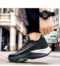 Load image into Gallery viewer, Men's Training Sports Lightweight Orange Sneakers Air Cushion Mesh Tennis Sports Shoes Outdoor Non-Slip Wear-Resistant Casual Shoes Running Walking Athletic Mens Basketball Sneakers
