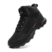 Load image into Gallery viewer, Men's Warm Boots Plush Snow Boots Outdoor Non-Slip Hiking Boots High Top Waterproof Sports Men's Winter Boots Snow Boots Warm Lined Non Slip Leather Shoes
