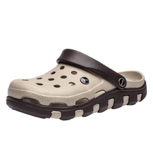 Load image into Gallery viewer, Men Sandals Autumn Hole Shoes Rubber Clogs Women Unisex Garden Shoes White Beach Flat Sandals Slippers Womens Mens Non Slip Clogs For Indoor And Outdoor Garden Clogs Shoes
