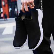 Load image into Gallery viewer, Men Sneakers Lightweight Casual  Slip On Walking Socks Sneakers Trainers Mesh Flat Breathable Summer Walking Beach Mesh Shoes Comfortable Mesh Athletic Espadrilles

