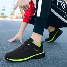Load image into Gallery viewer, Men Sport Lightweight Running Sneakers Walking Casual Breathable Shoes Non-Slip Comfortable Black Fashion Men Casual Shoes Running Walking Sneakers

