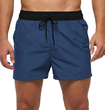 Load image into Gallery viewer, Men Swimwear Shorts Male Swimming Trunks Swimsuits Man Surf Beach Swim Sports Pants Board Mesh New Summer Men's Clothing  Beach Swimming Casual with Adjustable Elastic Cord
