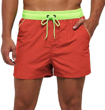 Load image into Gallery viewer, Men Swimwear Shorts Male Swimming Trunks Swimsuits Man Surf Beach Swim Sports Pants Board Mesh New Summer Men's Clothing  Beach Swimming Casual with Adjustable Elastic Cord

