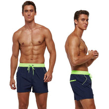 Load image into Gallery viewer, Men Swimwear Shorts Male Swimming Trunks Swimsuits Man Surf Beach Swim Sports Pants Board Mesh New Summer Men's Clothing  Beach Swimming Casual with Adjustable Elastic Cord
