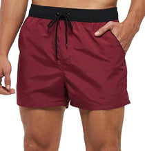Load image into Gallery viewer, Men Swimwear Shorts Male Swimming Trunks Swimsuits Man Surf Beach Swim Sports Pants Board Mesh New Summer Men's Clothing  Beach Swimming Casual with Adjustable Elastic Cord

