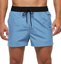 Load image into Gallery viewer, Men Swimwear Shorts Male Swimming Trunks Swimsuits Man Surf Beach Swim Sports Pants Board Mesh New Summer Men's Clothing  Beach Swimming Casual with Adjustable Elastic Cord

