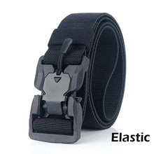 Load image into Gallery viewer, Men Tactical Quick Release Magnetic Buckle Belt Classic Soft Nylon Sports Duty Work Belts
