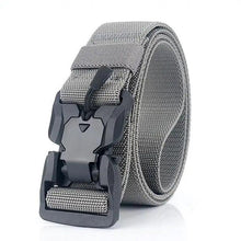 Load image into Gallery viewer, Men Tactical Quick Release Magnetic Buckle Belt Classic Soft Nylon Sports Duty Work Belts
