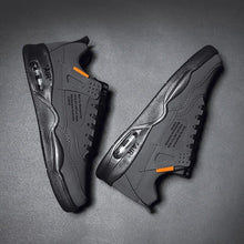 Load image into Gallery viewer, Men White Casual Leather Fashion Sneakers Breathable Sports Running Shoes Leather Running Sport Air Cushion Outdoor Training Sneakers High Quality Design
