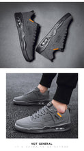 Load image into Gallery viewer, Men White Casual Leather Fashion Sneakers Breathable Sports Running Shoes Leather Running Sport Air Cushion Outdoor Training Sneakers High Quality Design

