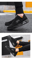 Load image into Gallery viewer, Men White Casual Leather Fashion Sneakers Breathable Sports Running Shoes Leather Running Sport Air Cushion Outdoor Training Sneakers High Quality Design
