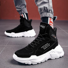 Load image into Gallery viewer, Men Winter Autumn Warm Modern High Tops Shoes Rubber Sole Running Sport Shoes High Quality Mesh Walking Jogging Non Slip Athletic Mens Sneakers
