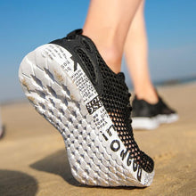 Load image into Gallery viewer, Mens Aqua Breathable Beach Quick Drying Water Shoes Outdoor Fishing Wading Shoes Water Sneakers Ultra Lightweight Breathable Walking Shoes Non Slip Athletic Fashion Sneakers
