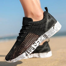 Load image into Gallery viewer, Mens Aqua Breathable Beach Quick Drying Water Shoes Outdoor Fishing Wading Shoes Water Sneakers Ultra Lightweight Breathable Walking Shoes Non Slip Athletic Fashion Sneakers

