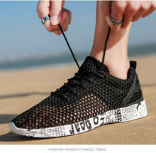 Load image into Gallery viewer, Mens Aqua Breathable Beach Quick Drying Water Shoes Outdoor Fishing Wading Shoes Water Sneakers Ultra Lightweight Breathable Walking Shoes Non Slip Athletic Fashion Sneakers
