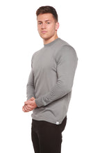 Load image into Gallery viewer, Custom Printed Men's Bamboo Viscose/Organic Cotton Long Sleeve T-Shirt
