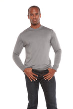 Load image into Gallery viewer, Custom Printed Men's Bamboo Viscose/Organic Cotton Long Sleeve T-Shirt
