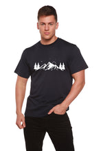 Load image into Gallery viewer, Men's Bamboo Viscose/Organic Cotton Short Sleeve T-Shirt with Print Mauna Kea

