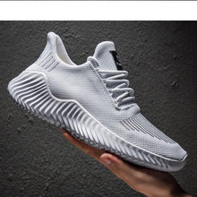 Load image into Gallery viewer, Mens Breathable White Trendy Sneakers  Casual Design  Light Walking Running Trainers Casual Breathable Mesh Men Running Shoes Walking Sneakers
