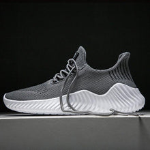 Load image into Gallery viewer, Mens Breathable White Trendy Sneakers  Casual Design  Light Walking Running Trainers Casual Breathable Mesh Men Running Shoes Walking Sneakers
