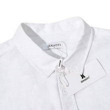 Load image into Gallery viewer, Mens Button Down Short Sleeve Linen Shirts

