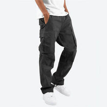 Load image into Gallery viewer, Men's Cargo Pants Trousers Drawstring Elastic Waist Multi Pocket
