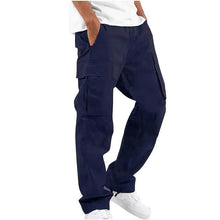 Load image into Gallery viewer, Men's Cargo Pants Trousers Drawstring Elastic Waist Multi Pocket
