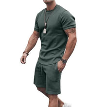 Load image into Gallery viewer, Men's Casual Activewear Running T-Shirt with Shorts
