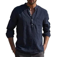 Load image into Gallery viewer, Men's Casual Button Down Shirts Long Sleeve Tops
