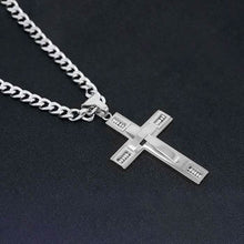 Load image into Gallery viewer, Men's Cross Necklaces in Stainless Steel
