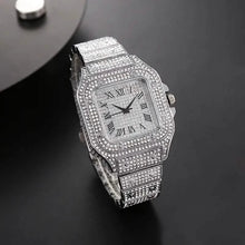 Load image into Gallery viewer, Men's Fashion Elegant High-End Analog Zinc Alloy Watch with Rhinestones
