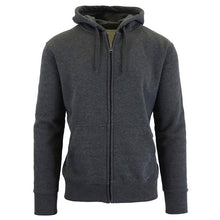 Load image into Gallery viewer, Men's Fleece-Lined Zip Sweater Hoodie
