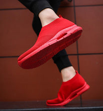 Load image into Gallery viewer, Mens Light Running Shoes Jogging Breathable Sneakers Slip Casual Couple Shoes Outdoor Walking Footwear Non-Slip Running Mesh Workout Casual Sports Shoes
